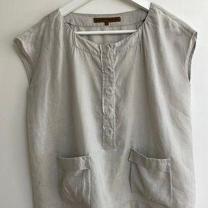 100% Linen British India Tunic Top.